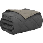 Pure Line Home Лятна двулицева олекотена завивка Color Warm с полиестерен пълнеж, 200 г/м2, в светлосиво и антрацит