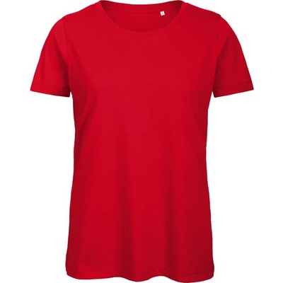 B&C Collection B&C INSPIRE T / Дамска тениска Medium Fit от органичен памук - червена L (01TW4300403)