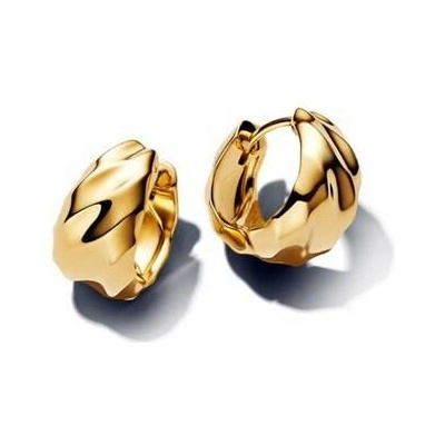 PANDORA Zvlněné kruhové náušnice Essence 263874C00