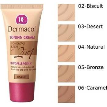 Dermacol Toning Cream 2in1 bb krém 5 Bronze 30 ml