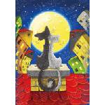 Magnolia - Puzzle Cats on the Roof - 1 000 piese