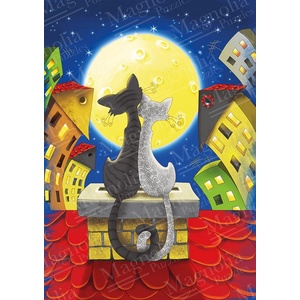 Magnolia - Puzzle Cats on the Roof - 1 000 piese
