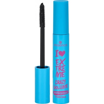 Essence I Love Extreme Crazy Volume voděodolná objemová řasenka Černá 12 ml