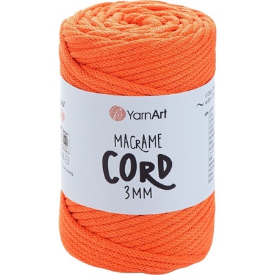 YARNART Macrame Cord 3 mm 85 m 800 Orange юта (Macrame Cord 3 mm 800)