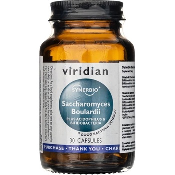 Viridian Saccharomyces Boulardii 30 kapsúl