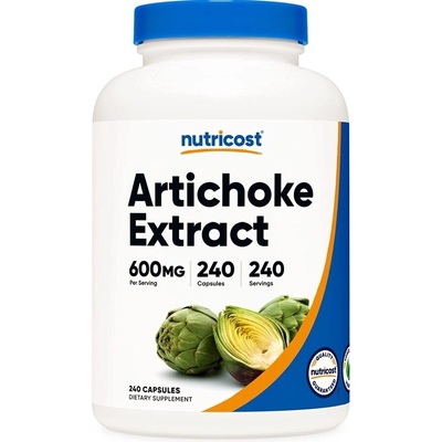 Nutricost Артишок Екстракт 600 mg 240 капсули | Nutricost (67394 (435101) NC)