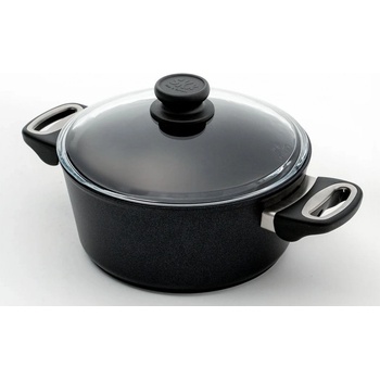 SKK Тенджера със стъклен капак индукционна - Ø 20 см (skk 9501)