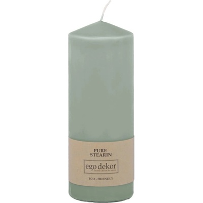 Ego dekor Тюркоазено синя свещ Връх, време за горене 50 ч. Eco - Eco candles by Ego dekor (ZBC-3771039)