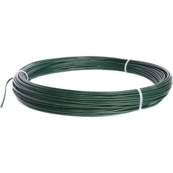 Drôt napínací zelený Zn+PVC 2,8/3,4mmx52 m RAL6005