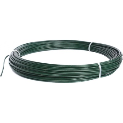 Drôt napínací zelený Zn+PVC 2,8/3,4mmx52 m RAL6005