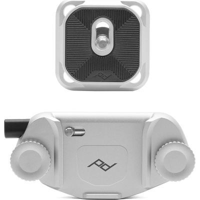 Peak Design Компактен монтаж за камера Peak Design - Capture Clip & Plate, сребрист (CP-S-3)