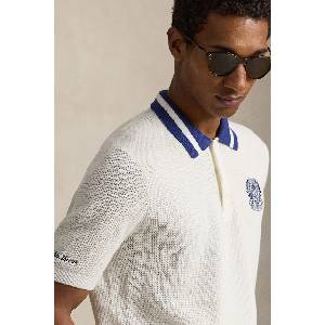Ralph Lauren пуловер с къси ръкави мъжки от памук Wimbledon (710B16072)