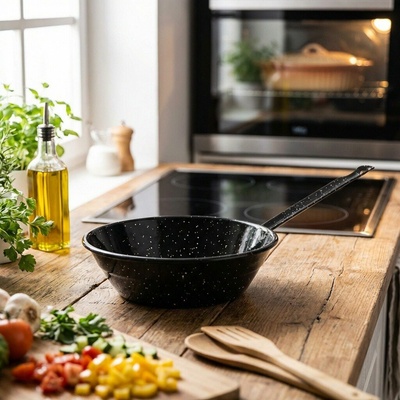 Igotrend 133790 Pánev PAELLA 26 cm hluboká, 1 úchyt