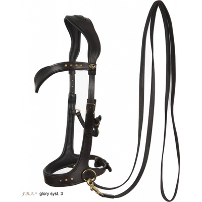 F.R.A. Uzdečka bezudidlová Sidepull Glory hnědá