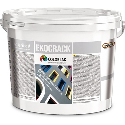 Colorlak Ekocrack E0209 - Fasádna farba na preklenovanie trhlín biela 5 kg