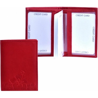 HJP Dámské pouzdro na karty a doklady 7117 červené