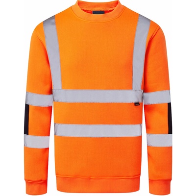Portwest HI-VIS B313 Pánska reflexná mikina HV oranžová 5XL