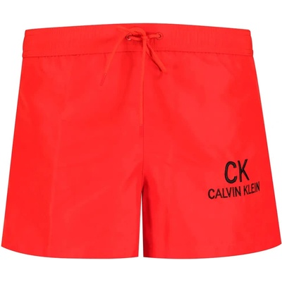Calvin Klein Бански гащета Calvin klein Swimming shorts refurbished - Red (Fierce Red)