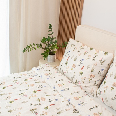 Takoy Mušelínový povlak na polštář 70x90 cm luční květiny-HT-00766 | 70x90 cm povlak na polštář