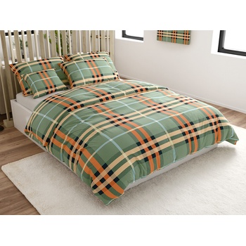 Textilomanie Obliečky z mikrovlákna PLAIDORY zelené 70x90 140x200