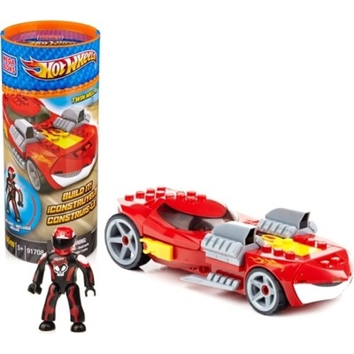 Mega Bloks Micro Hot Wheels Auto s řidičem Twin Mill III 91708