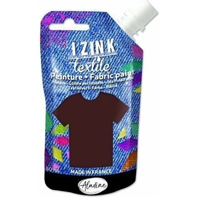 Izink Textilná farba hnedá 80 ml