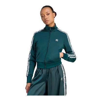 Блуза Adidas Originals Adicolor Classics Firebird full zip sweatshirt - Green (Aurora Ivy / White)