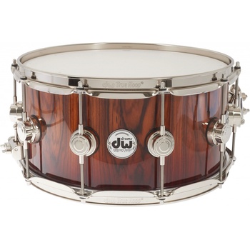 DW 14" x 7" Collector's Series Exotic Santos Rosewood Snare Drum
