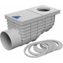 Chuděj Kanalizačná vpusť bočná D110 šedá