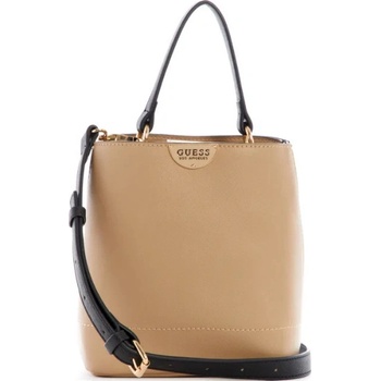 Guess dámská crossbody Deming Bucket crossbody hnědá