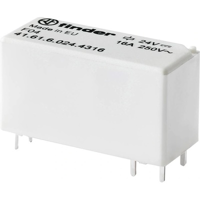 Finder 41.61.6.024.4316, 41.61.6.024.4316-20 relé do DPS, bistabilní, 2 cívky, 400 V/AC, 16 A, 1 ks