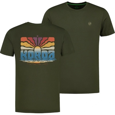 Korda tričko Dawn Vibes Tee Dark Olive
