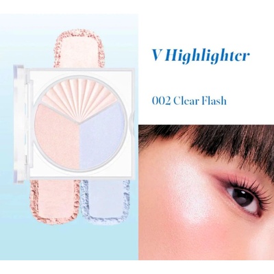 Peripera V Highlighter 02 Clear Flash multitexturový rozjasňovač pro přirozený lesk 8,2 g
