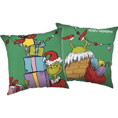Jerry Fabrics vankúš Grinch Presents 40x40