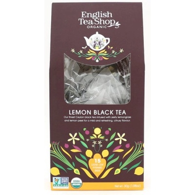 English Tea Shop Černý čaj s citronem 15 pyramidek