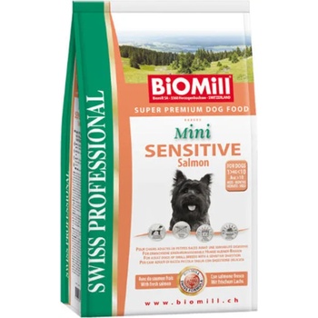 Biomill Swiss Professional Mini Sensitive salmon & rice 1 kg