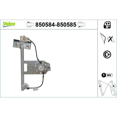 Zvedací zařízení oken VALEO 850584