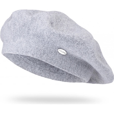 Biju dámský kašmírový baret GA82 basic světle šedé 7100276-5