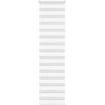 vidaXL Зеброва щора бял 55x230 см Ширина на плата 50, 9 см Полиестер (4014798)