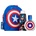 EP Line Captain America комплект за деца Set I. 50 ml