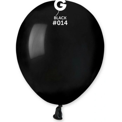 SMART Balónik latexový MINI 13 cm Čierna