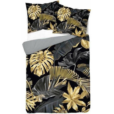 Detexpol obliečky 3D Zlaté listy micro Polyester mikrovlákno 220x200 2x70x80