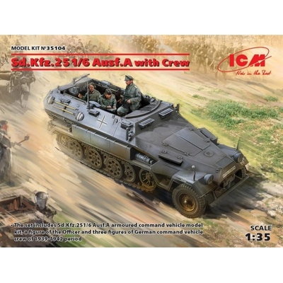 Sd.Kfz.Ausf.A with Crew 4 fig. ICM 35104 251:6 1:35