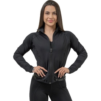 Nebbia dámská mikina na zip INTENSE Warm-Up 833 Black/Gold