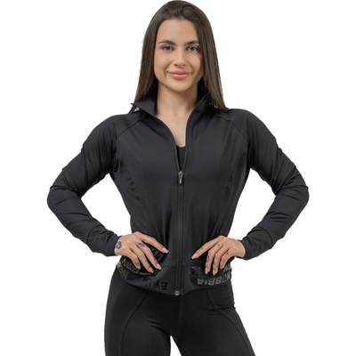 Nebbia dámská mikina na zip INTENSE Warm-Up 833 Black/Gold