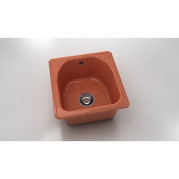 Image 1 of FAT Кръгла мивка Classic 217, Granicite, 239 Dark selmon, с включен сифон