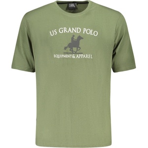 U. s. grand polo Тениска с къс ръкав за мъже us grand polo, Размер s, Цвят Зелен (au02645_ve16verd)
