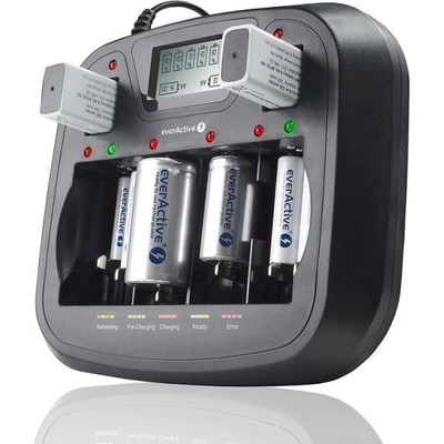 EVERACTIVE Зарядно у-во Universal Charger NIMH R6, 03, 14, 20, 22 с микропроцесор NC900U EVERACTIVE (EVER-C-NC900U)