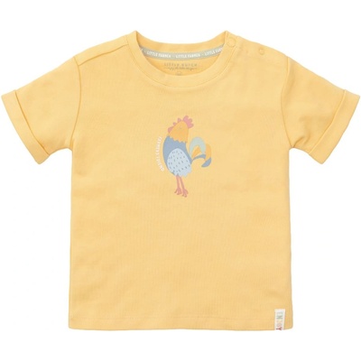 Тениска с къс ръкав Little Dutch - Sunny Yellow, 92 cm, 18-24 м (CL24021039)