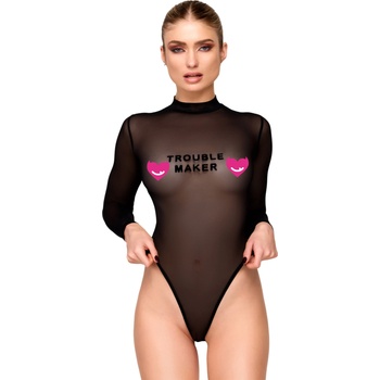 Noir Handmade F388 Troublemaker Bodysuit Black S